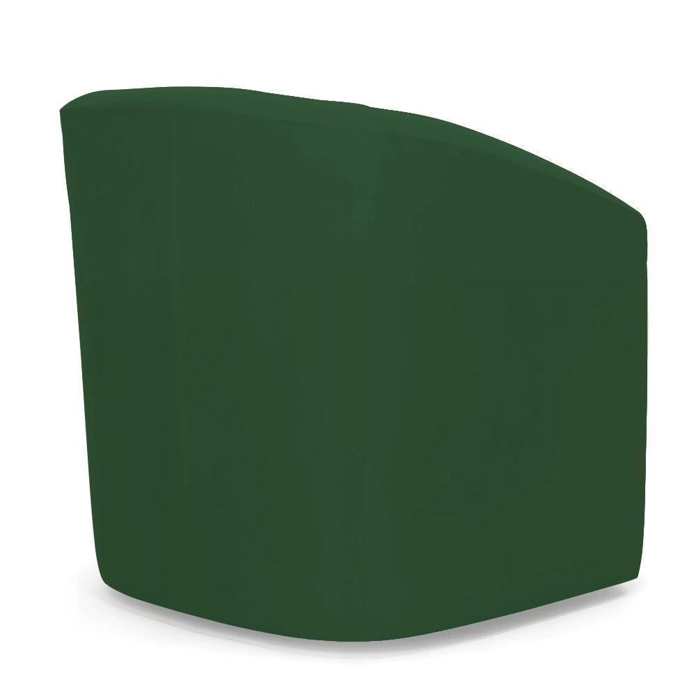 Poltrona Decorativa Orgânica Kit 2 Stella Max Veludo Verde D03 - D'rossi - 7