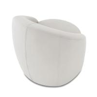 Poltrona Decorativa Orgânica Kit 2 Lua Veludo Cinza D03 - D'rossi - 8