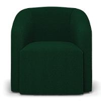 Poltrona Decorativa Orgânica Kit 2 Stella Max Bouclê Verde D03 - D'rossi - 5