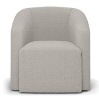 Poltrona Decorativa Orgânica Kit 2 Stella Max Bouclê Cinza D03 - D'rossi - 5