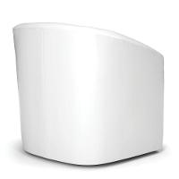 Poltrona Decorativa Orgânica Kit 2 Stella Max Sintético Pu Branco D03 - D'rossi - 7