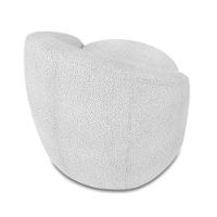 Poltrona Decorativa Orgânica Lua Bouclê Cinza D03 - D'rossi - 7