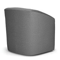 Poltrona Decorativa Orgânica Stella Max Linho Grafite D03 - D'rossi - 7