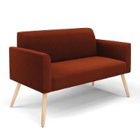 Namoradeira E 2 Poltronas Pé Palito Natural Marisa Bouclê Terra D03 - D'rossi - 7