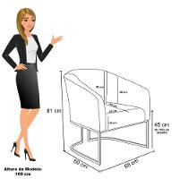 Poltrona Decorativa Industrial Dourado Stella Cotelê Ext/veludo Menta D03 - D'rossi