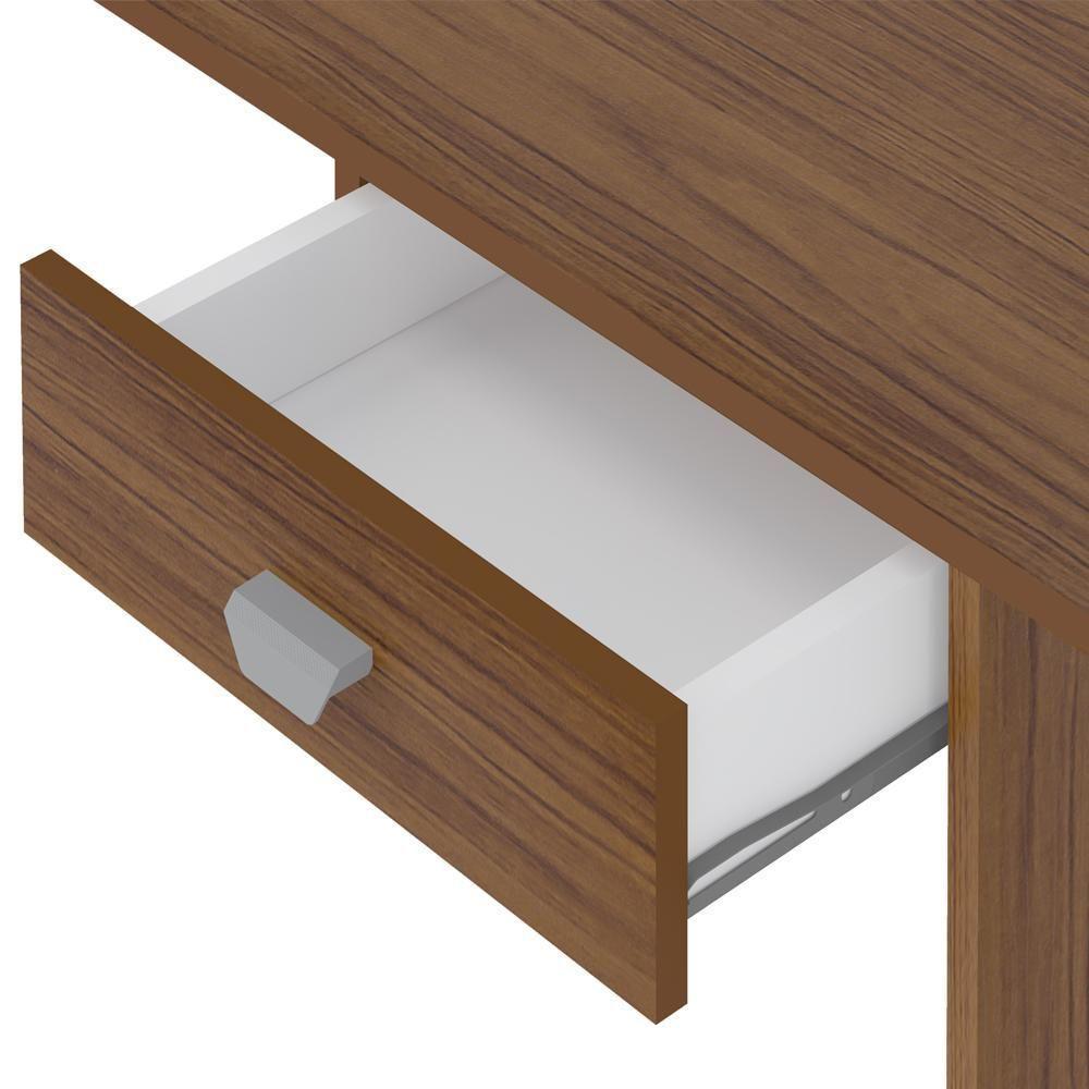 Mesa Escrivaninha De Canto 1 Gaveta 150x165 Cm Cedro Arly - 5