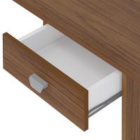 Mesa Escrivaninha De Canto 1 Gaveta 150x165 Cm Cedro Arly - 5