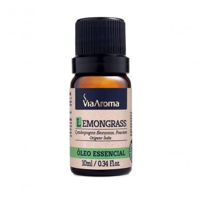 Óleo Essencial Lemongrass 10 Ml- Via Aroma