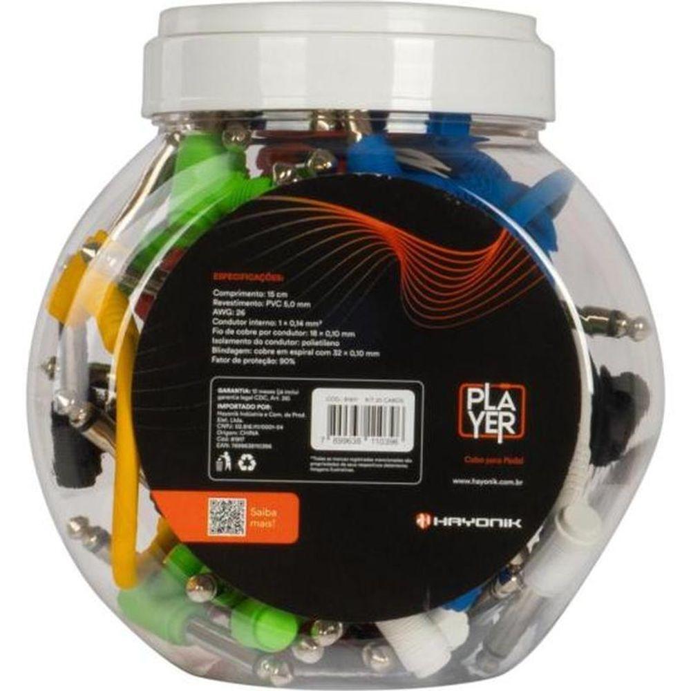 Kit Cabo Para Pedal 15cm Hayonik Sortido Com 20 - 4