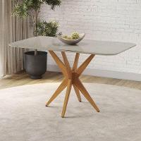 Mesa De Jantar Simpatia Retangular Jcm Movelaria Off White 1,20m - 2