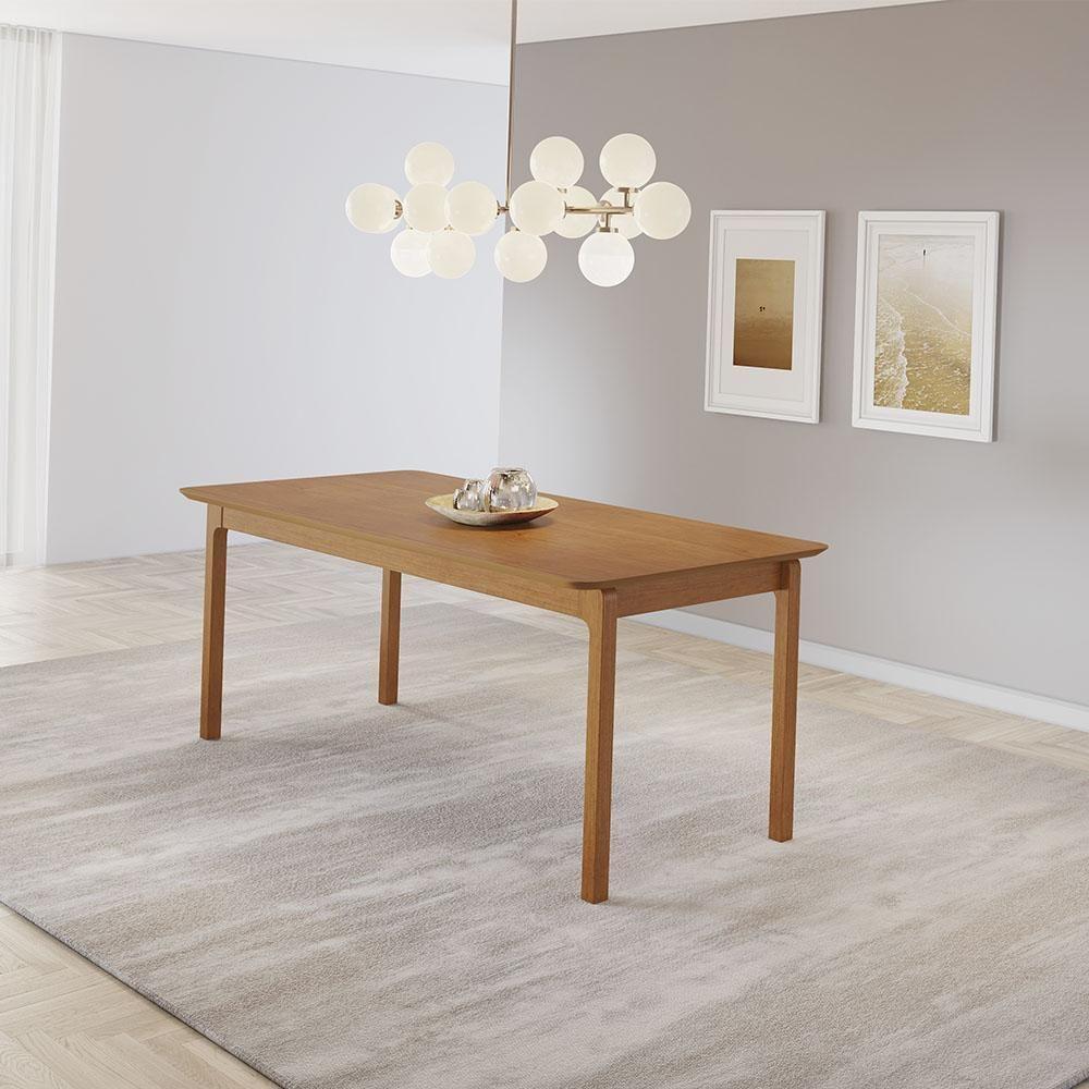 Mesa De Jantar Retangular Cativa Jcm Cinamomo 1,80 M - 2