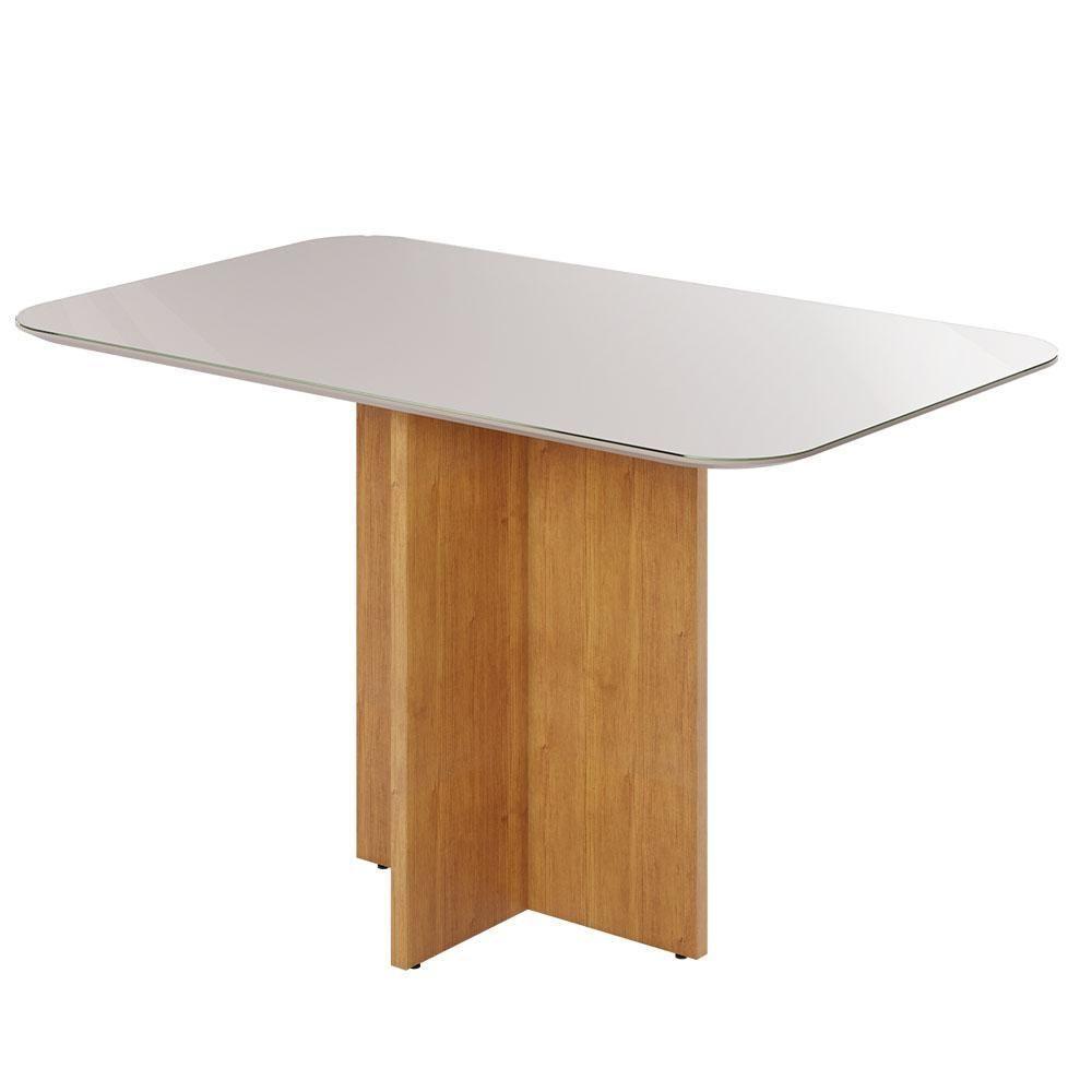 Mesa De Jantar Retangular Robusta Jcm Off White 1,20 M - 1