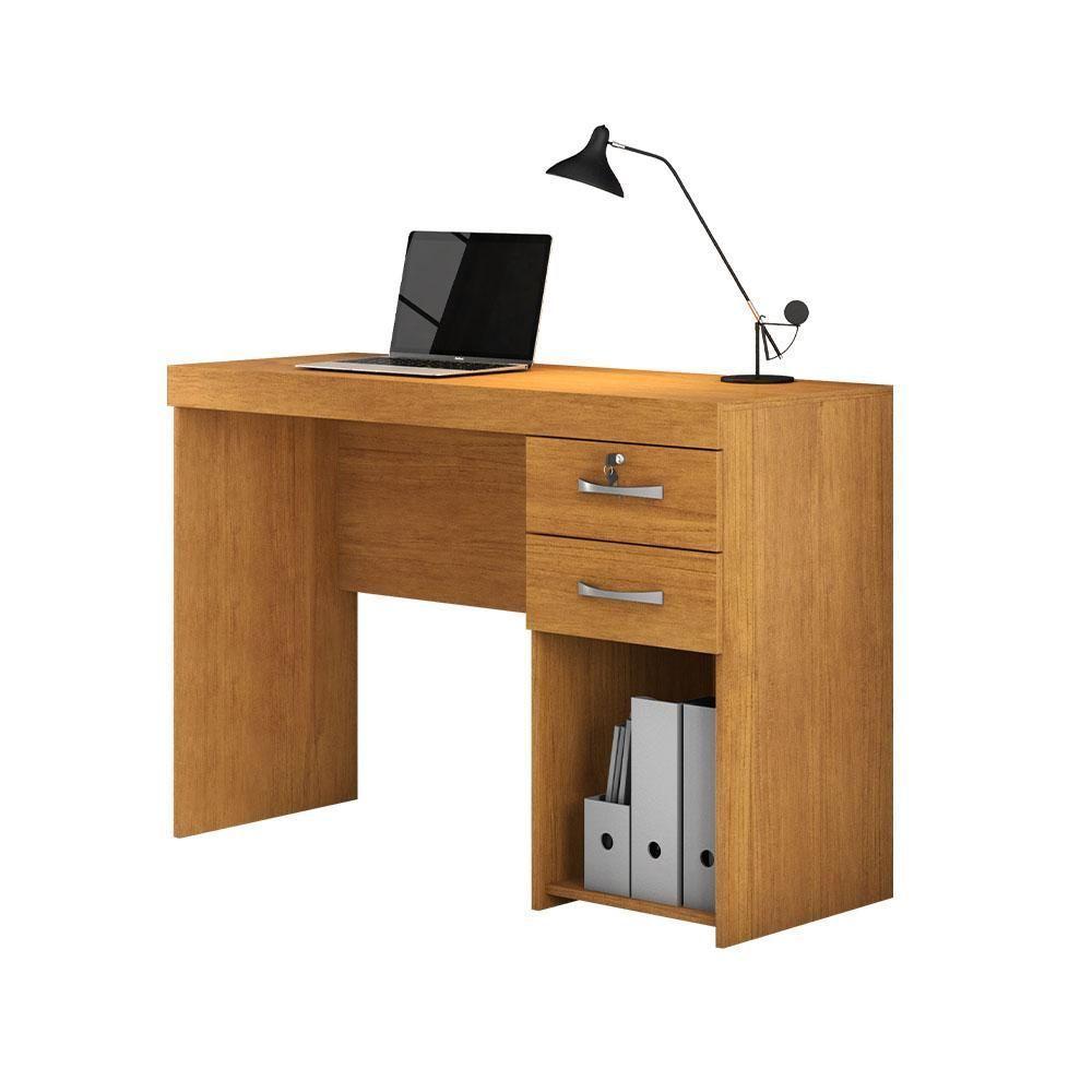 Mesa Escrivaninha Office Iara Com 2 Gavetas Jcm Cinamomo - 1