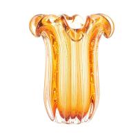 Vaso Murano Vidro Italy Ambar 19×23,5cm Wolff - 1