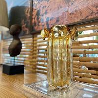 Vaso Murano Vidro Italy Ambar 19×23,5cm Wolff - 6