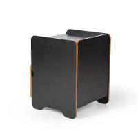 Mesa De Cabeceira 1 Gaveta Com Nicho Cindy - Preto - 9