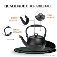 Chaleira Artesanal Em Ferro Fundido 2l Panela Mineira - 3