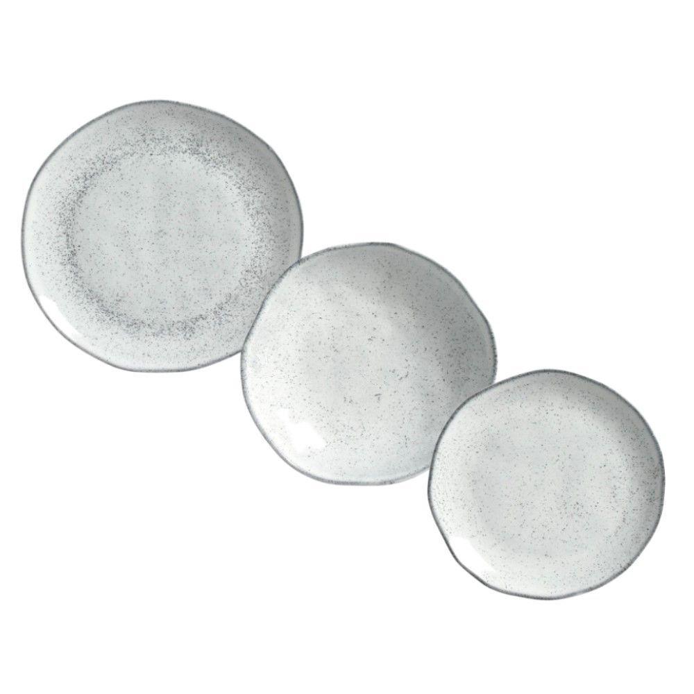 Jogo De Pratos 18 Peças Orgânico Echo Porto Brasil - 1