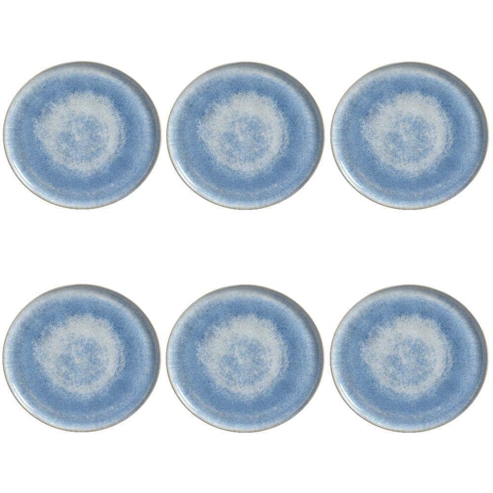 Conjunto De Pratos Rasos 06 Peças Bio Wave Porto Brasil - 1