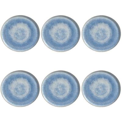 Conjunto De Pratos Rasos 06 Peças Bio Wave Porto Brasil