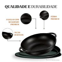 Panela Parmegiana 22 Cm 1,5 L Em Ferro Fundido Panela Mineira - 3