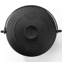 Caldeirão Bojudo Com Tampa 14 Cm 2 L Em Ferro Fundido Panela Mineira