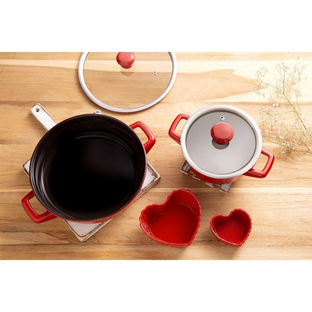 Jogo De Panelas De Cerâmica Smart Duo 5 Peças Pomodoro Ceraflame - 7