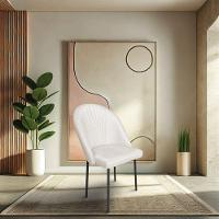 Kit 6 Cadeiras Poltrona De Jantar Ariel Suede Pés De Ferro Preto - Pallazio Cor Verde - 2