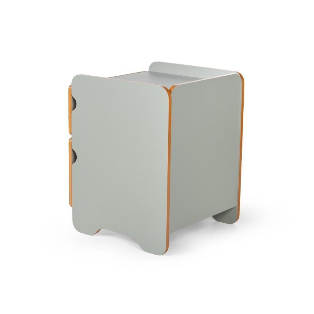 Mesa De Cabeceira 2 Gavetas 45cm Cindy - Verde - 9