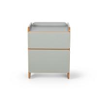 Mesa De Cabeceira 2 Gavetas 45cm Cindy - Verde - 7