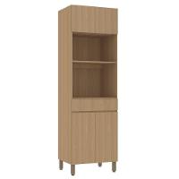 Paneleiro 70cm 4 Portas E 1 Gaveta Com Espaço Torre Quente S Freijó-freijó Brasil - 1