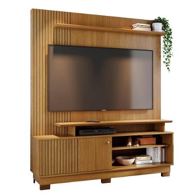 Estante Painel Para Tv 75 Pol 160cm Anny Z10 Cumaru Mpozenato