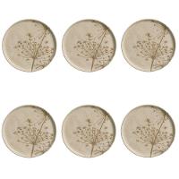 Conjunto De Pratos De Sobremesa 06 Peças Bio Cyperus Porto Brasil - 1