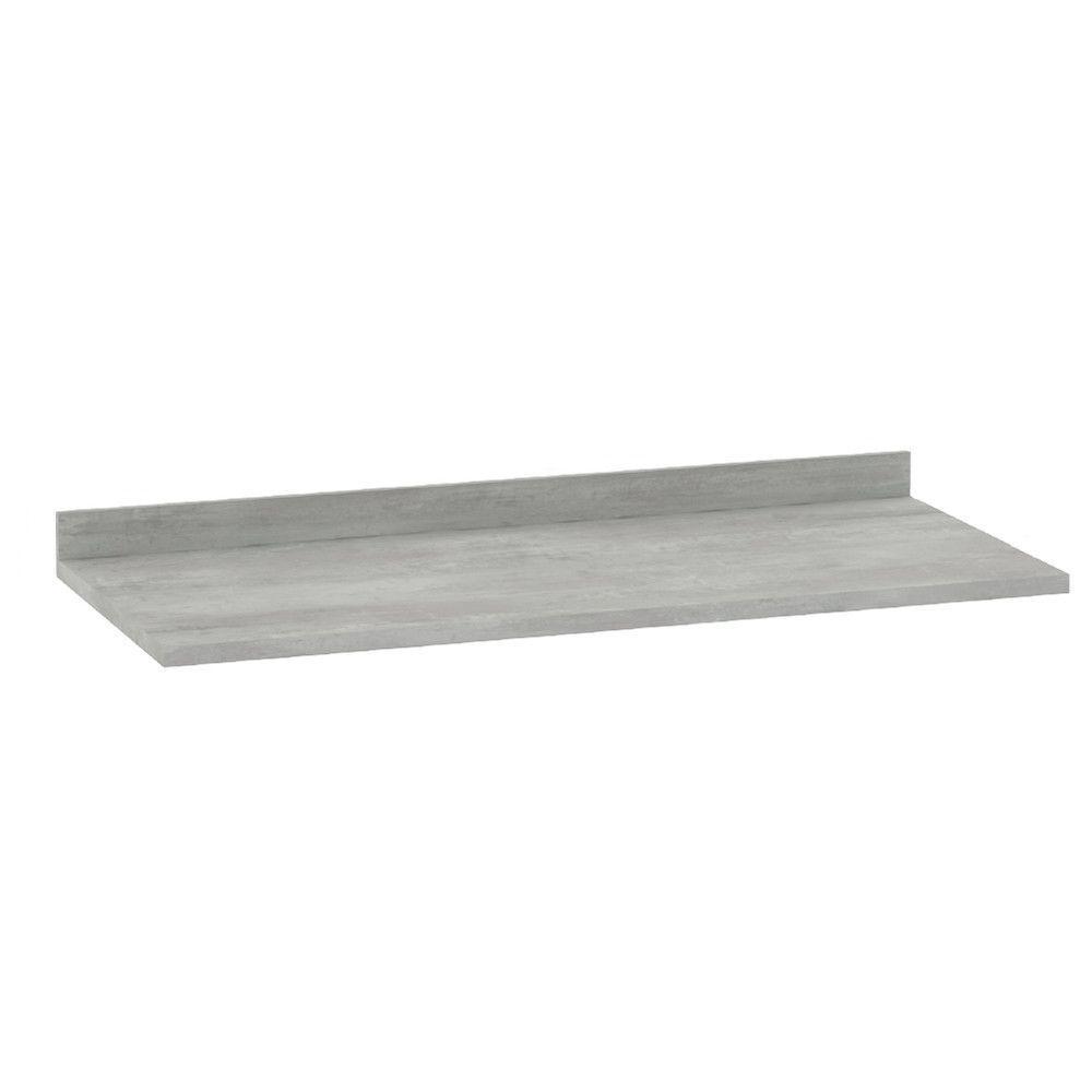 Tampo Para Balcão 120cm Mdp Linea Luciane Móveis Concreto - 1