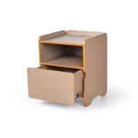 Mesa De Cabeceira 1 Gaveta Com Nicho Cindy - Marrom