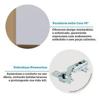 Paneleiro 70cm 4 Portas E 1 Gaveta Com Espaço Torre Quente S Freijó-cinza Cristal - 3