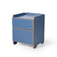 Mesa De Cabeceira 2 Gavetas 45cm Cindy - Azul - 1
