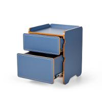 Mesa De Cabeceira 2 Gavetas 45cm Cindy - Azul - 7