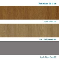 Paneleiro Simples 40cm 2 Portas Slim Luciane Móveis Freijó-freijó Brasil-cinza Puro - 4