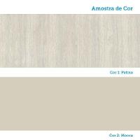 Cozinha Modulada Completa 5 Peças 270cm Com Vidro Reflecta E Pátina Ff-mocca Laca - 6