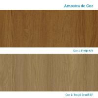 Paneleiro Simples 40cm 2 Portas Slim Luciane Móveis Freijó-freijó Brasil - 4