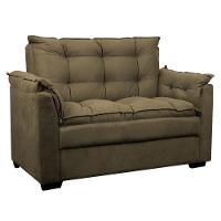 Sofá Confortável 1,40 Pequeno Compacto Small Cappuccino - 1