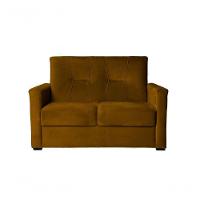 Sofá Pequeno 2 Lugares 1,35 Porta Controle No Braço Alice Cobre - 1