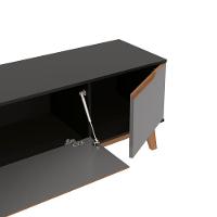 Rack Kappesberg 3 Portas Preto Fosco/chumbo 218 Cm - 8