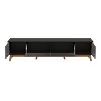 Rack Kappesberg 3 Portas Preto Fosco/chumbo 218 Cm - 9