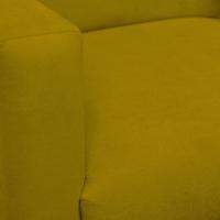 Kit 2 Poltronas Com Puff Redondo Para Sala Nina Amarelo - 2