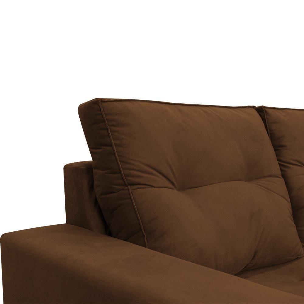 Sofá 1,80 Moderno 2 Lugares Confortável Onix Cobre - 4