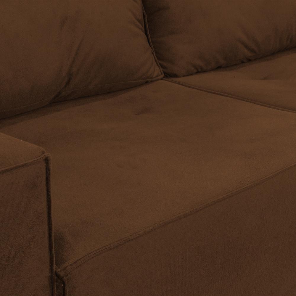 Sofá 1,80 Moderno 2 Lugares Confortável Onix Cobre - 5