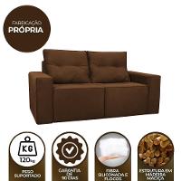 Sofá 1,80 Moderno 2 Lugares Confortável Onix Cobre - 2