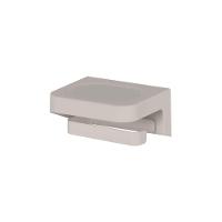 Kit Banheiro 4 Peças Saboneteira + Porta Papel Higiênico + Porta Shampoo + Gancho + Adesivos Bege Ou - 3